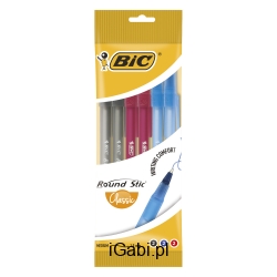 BIC ROUND STIC® DŁUGOPIS MIKS KOLORÓW 6 SZT.